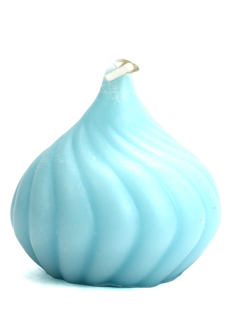 Scented Candle Blue Spiral Shape/ Gift For Wife, Mother, Husband, Sister, And Teacher/Aroma Diffuser Candle For Home & Office /Scented Candles With Spiral Patterns, Round Shape