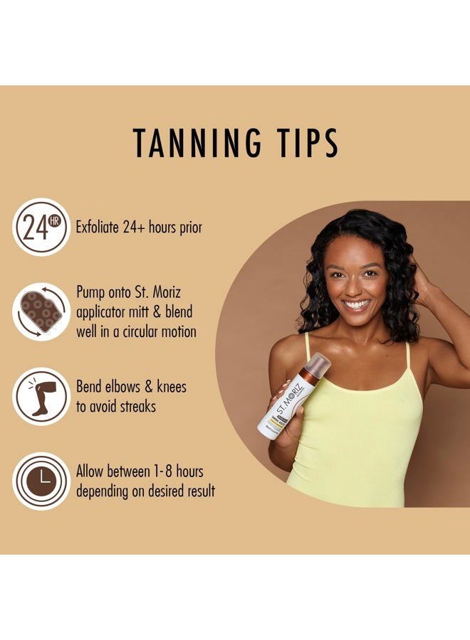 St. Moriz Advanced Colour Correcting Tanning Mousse With Hyaluronic Acid & Vitamin B5, Fast Drying Vegan Fake Tan, Ultra Dark, 200 Ml - Image 5