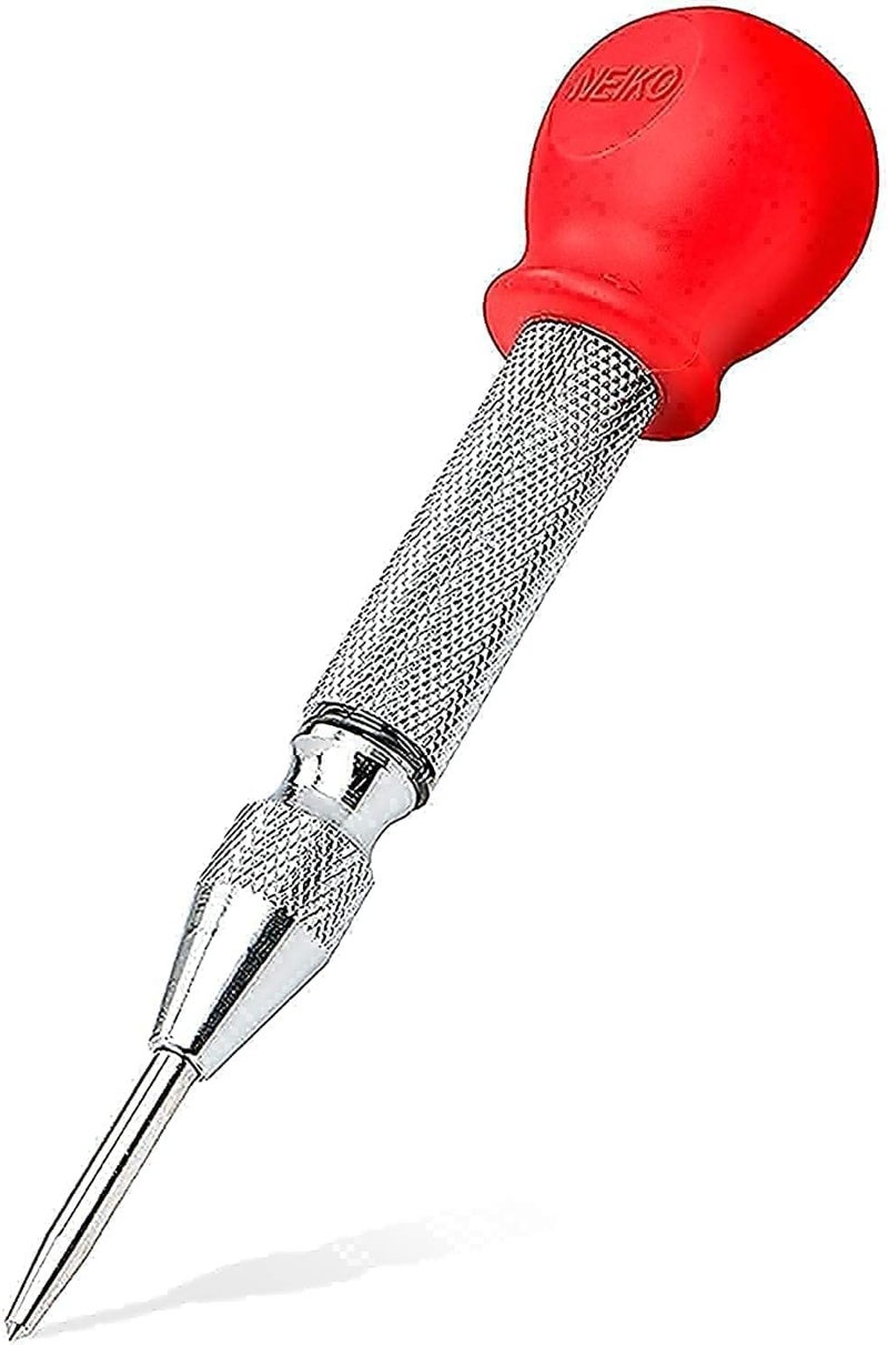 NEIKO 02638A 5-Inch Automatic Center Punch for Metal, Adjustable Impact Spring Loaded Center Punch Tool, Spring Punch, Center Punch Spring Loaded, Auto Center Punch - Image 1