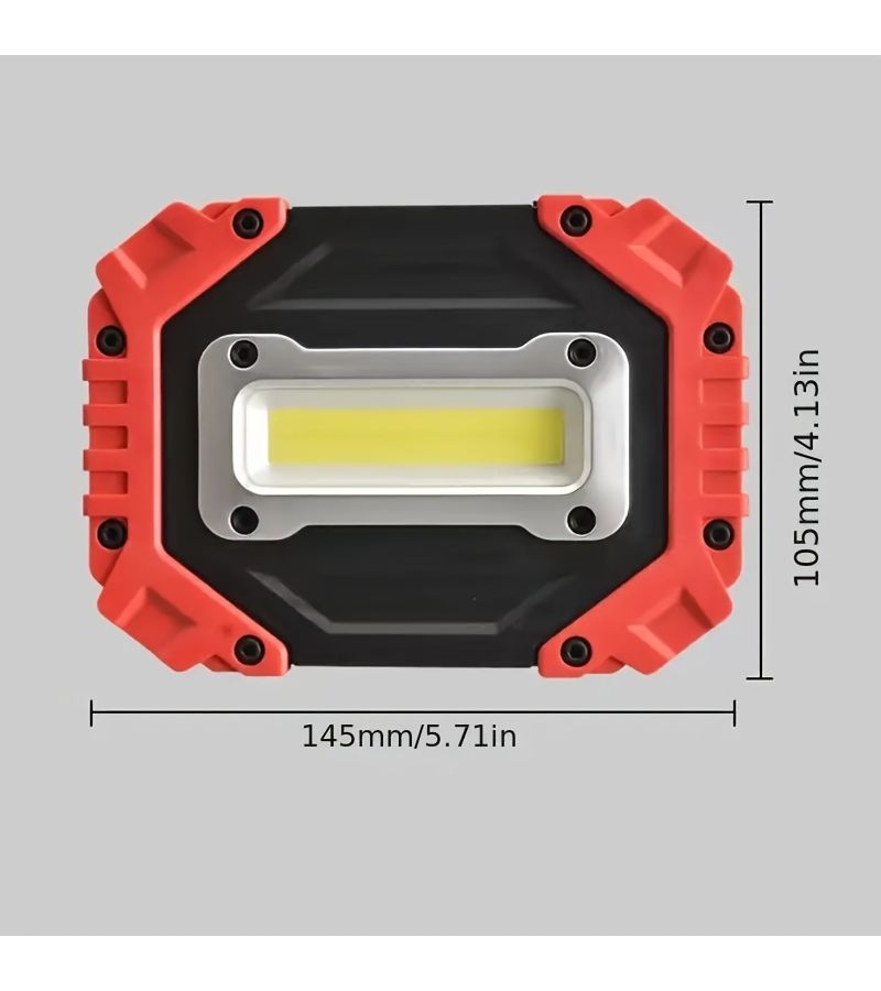 مصباح كشاف LED محمول صغير with بطارية - مصباح تخييم يعمل بالبطارية - عبوة واحدة - Image 1