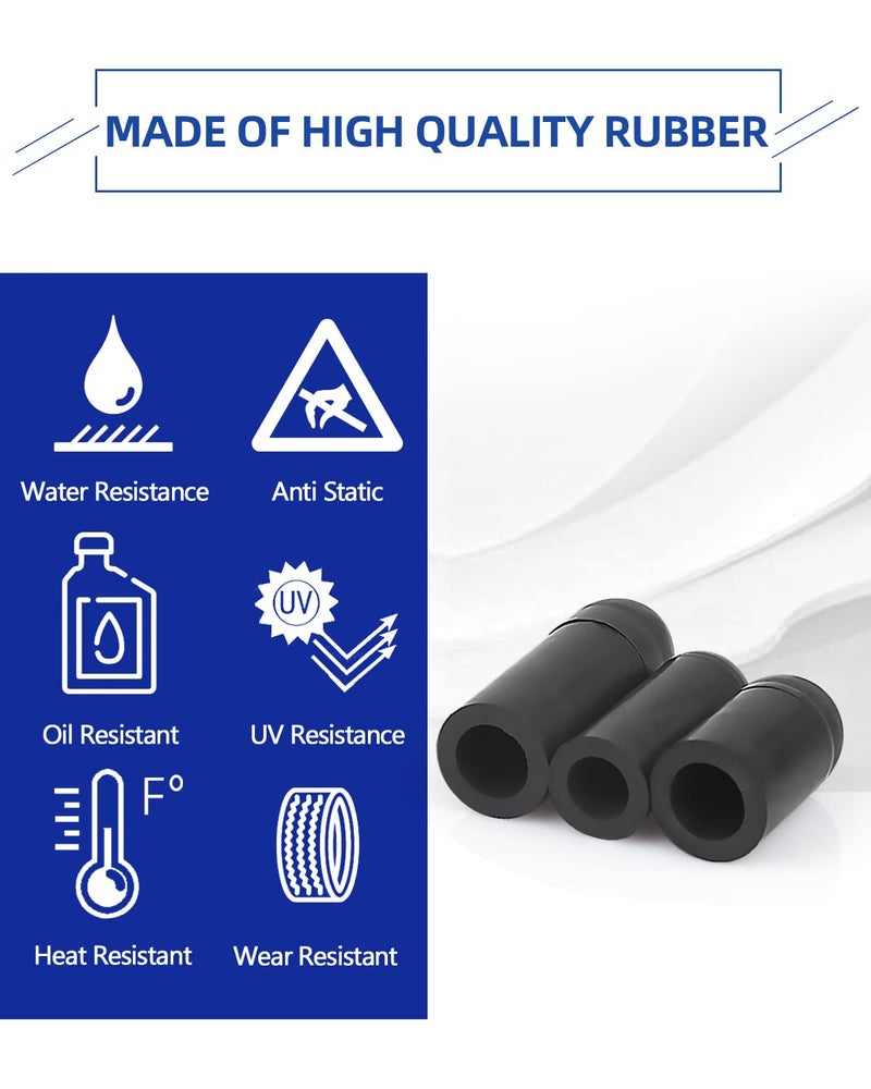 Easily Rubber Vacuum Caps Plug Kit, 102 PCS Assorted Vacuum Plugs Hose End Caps Assortment Kit for Carburetor, Manifold, Automotive 3/16'' 5/16" 7/32" 1/4" 5/32'' 3/8'' - Image 4