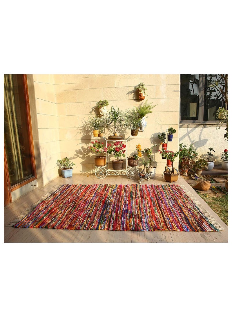 Handmade rug from Egypt Antiques, multi-colored, different sizes, for open spaces