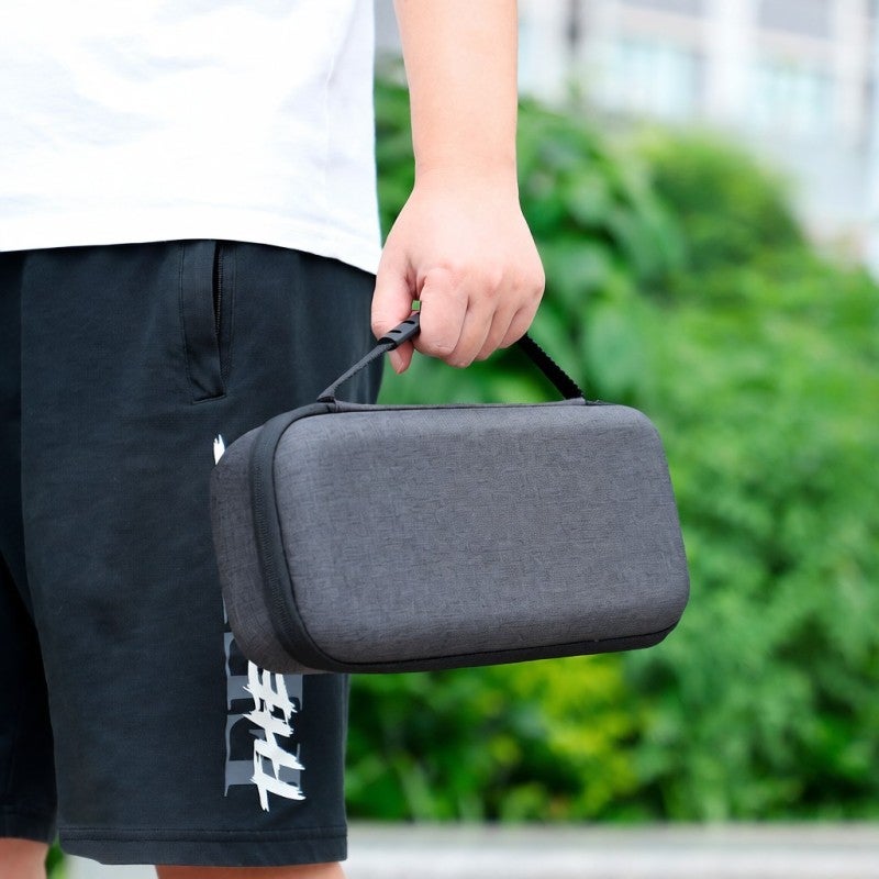 Gaming Accessory Storage Case: 1 Black Hard Shell With Soft Suede Lining - Shockproof Wear-resistant Waterproof Portable Bag for ROG Handheld Travel Organization - Image 5