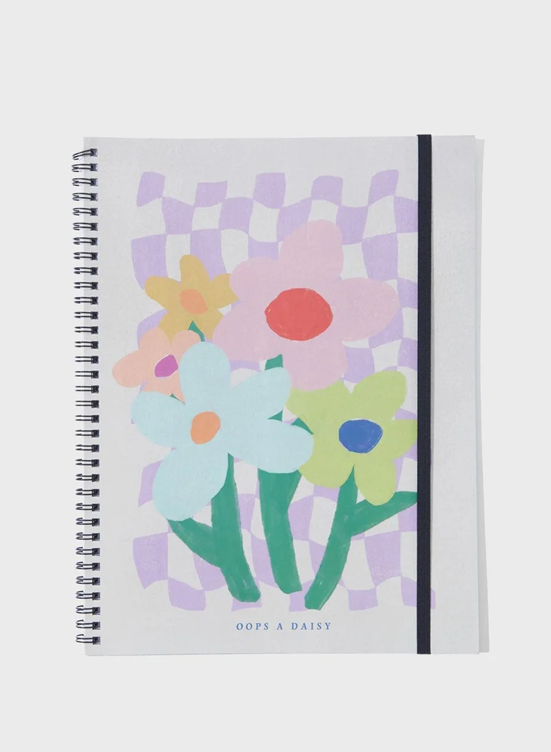 Typo Checkerboard A4 Spinout Notebook