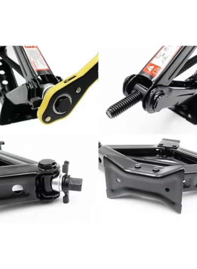 Original 1.5-Ton Car Scissor Jack – Hand Crank Trolley Lifter with Ratchet for Cars, SUVs, and MPVs - Image 3