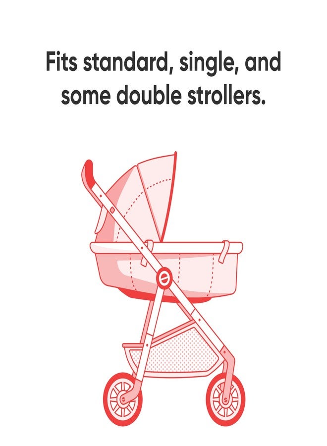 Hulsky Stroller Storage Bag - Premium USA Made Quality - 4 mil Heavy Duty Stroller Bag for Moving and Storage - Waterproof, Dustproof, Tear Resistant - BPA and Phthalate Free - Image 3