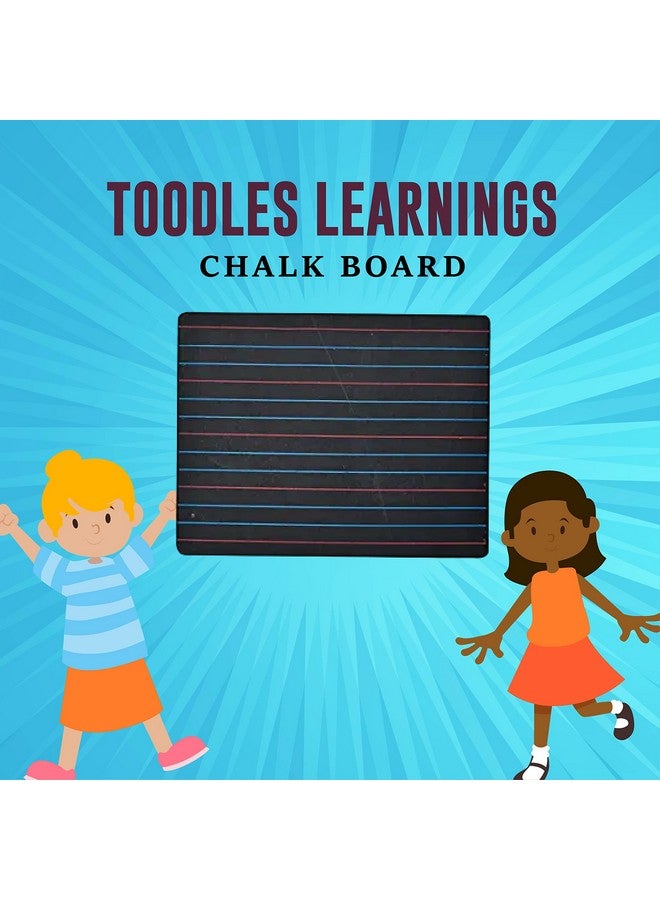 Toodles Learnings Chalk Board, Creative Toy for Kids, Drawing Pad, Black Board Slate for Kids - Image 2