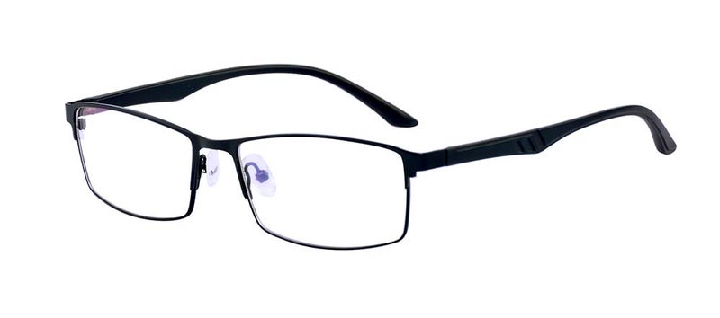 ALWAYSUV Retro Black TR90 Full Frame Nearsighted Myopia Shortsighted Glasses Transparent Lens Distance Glasses For WomenMen Black 100 x