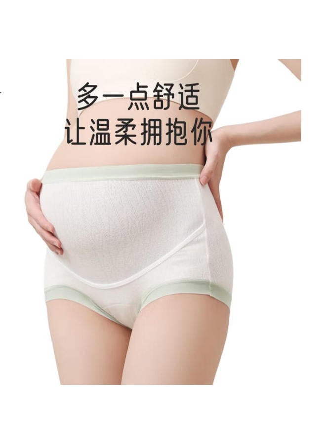 Lovebox Aibaoshi Maternity Underwear, High-Waist, Pure Cotton, Antibacterial Crotch, Belly Support Panties, For Mid And Late Pregnancy, 3-Pack, Xxl Size, M429 - Image 1