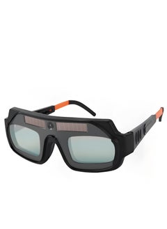 Generic Solar Energy Auto Darkening Welding Safety Goggles Anti UV Weld Professional Glasses, Black/Blue, 17 x 7.5 x 6cm  - Image 1
