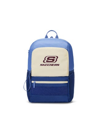 Skechers Diy Large Capacity Travel Commuter Laptop Backpack For Men College Students High School Junior High Girls - Blue