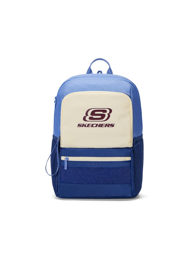 Skechers Diy Large Capacity Travel Commuter Laptop Backpack For Men College Students High School Junior High Girls - Blue - Image 1