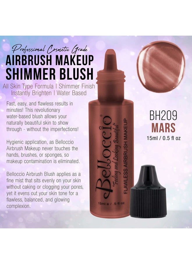 Belloccio 's Professional Flawless Airbrush Makeup Highlighter-Shimmer MARS Half Ounce  - Image 2