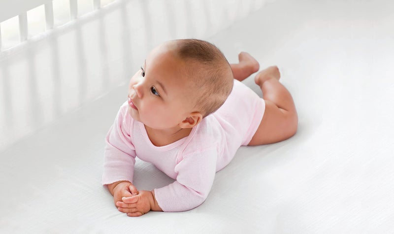 aden + anais aden by aden + anais Classic Crib Sheet, 100% Cotton Muslin, Super Soft, Breathable, Tailored Snug Fit, Solid White - Image 2