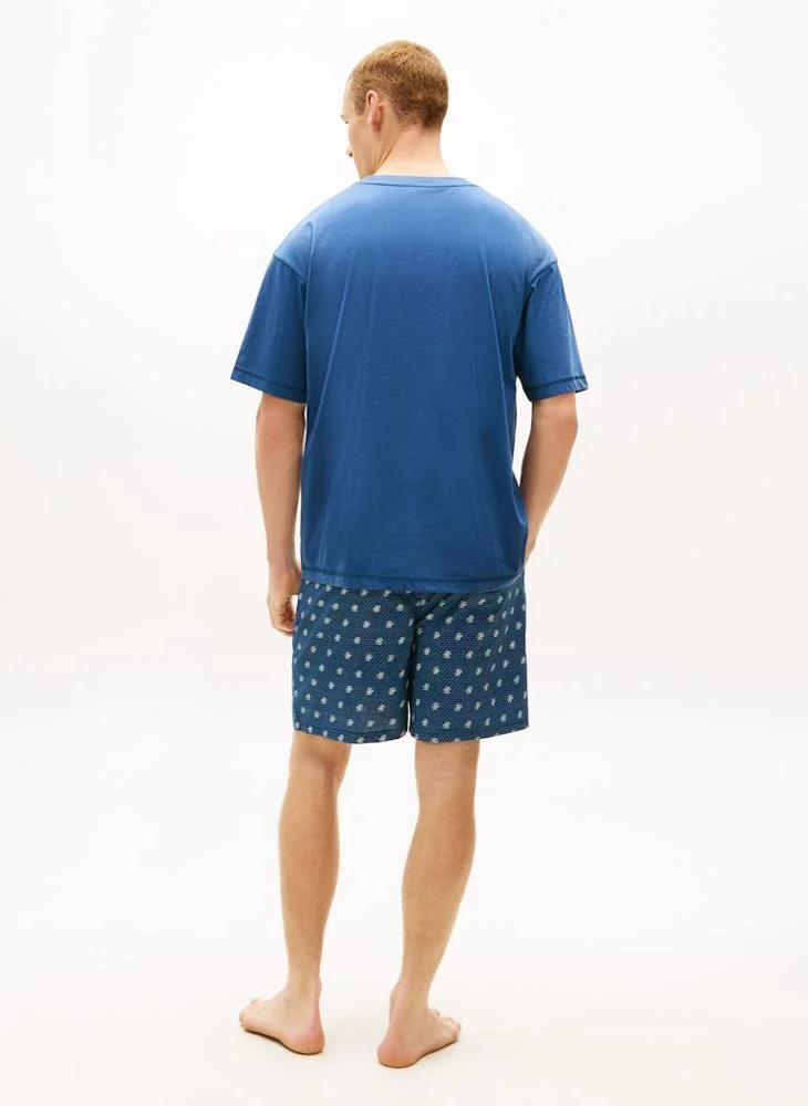 تومي هيلفيغر TH Original Print Shorts Pyjama Set