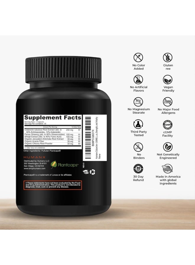 HUMANX Cistanche+ 550mg 30 Capsules - Image 2