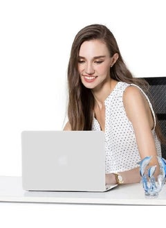 CATANES حافظة حماية صلبة لجهاز MacBook Pro مقاس 13.3 بوصة طراز A1278 (2012) مع غطاء أمامي وخلفي باللون الأبيض  - Image 4
