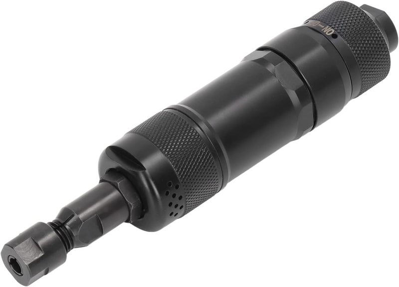 Pneumatic Die Grinder Tool, High Speed Air Powered Grinder, Alloy Steel Construction with 6mm Collet Size, 24000RPM No Load Speed for Metal Trimming, Wood Components, Rubber Tires (US Style) - Image 2