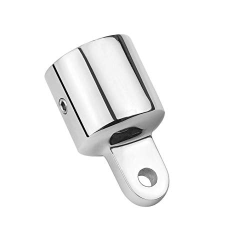 Amadget 2 PCS Bimini Top Caps Tube, Eye End Top Fitting Marine 316 Stainless Steel Bimini Canopy Hardware, Inside Dia 7/8" - Image 4