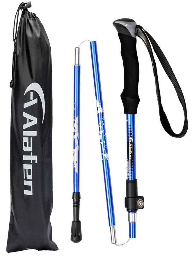 A ALAFEN Aluminum Collapsible Ultralight Travel Trekking Hiking Pole for Men and Women (Fits 5'3" - 6'2", Single Pole) - Image 2
