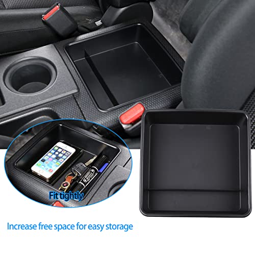 YUECHI For Toyota FJ Cruiser 2007-2021 car center console side outlet storage bag trunk storage box (Central control armrest box storage box) - Image 3