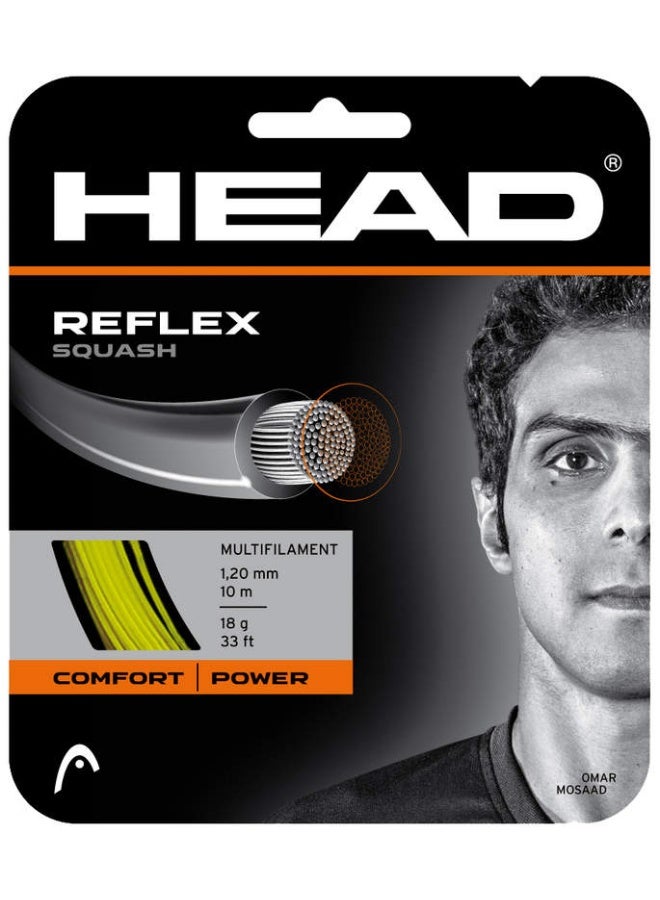 هيد خيط سكواش HEAD Reflex - بكرة خيط سكواش متعددة الشعيرات من النايلون الممتاز لأقصى قوة وراحة - خيوط سكواش ممتازة مصممة للأداء والمتانة والراحة - Image 3