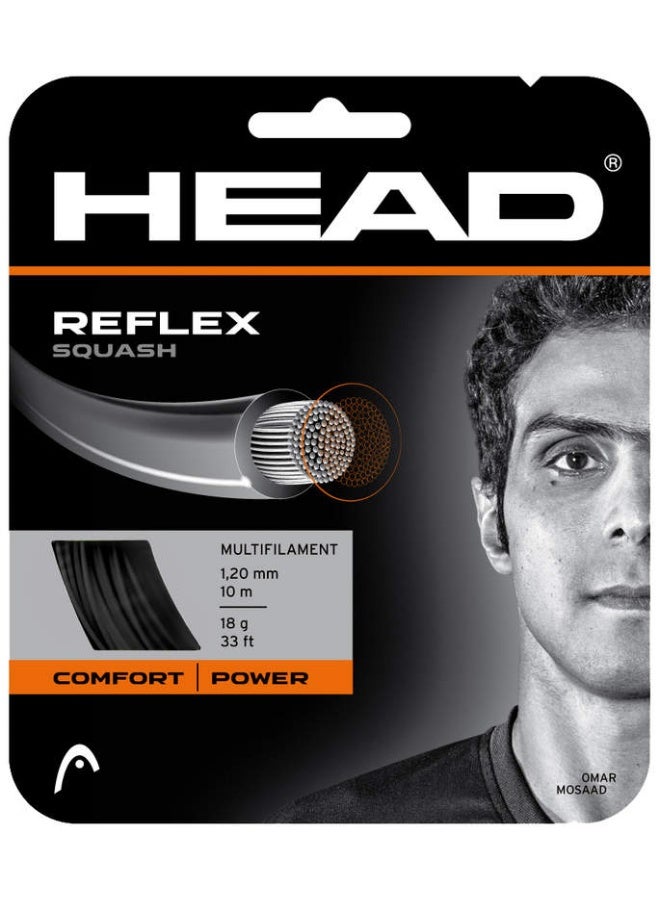 هيد خيط سكواش HEAD Reflex - بكرة خيط سكواش متعددة الشعيرات من النايلون الممتاز لأقصى قوة وراحة - خيوط سكواش ممتازة مصممة للأداء والمتانة والراحة - Image 1