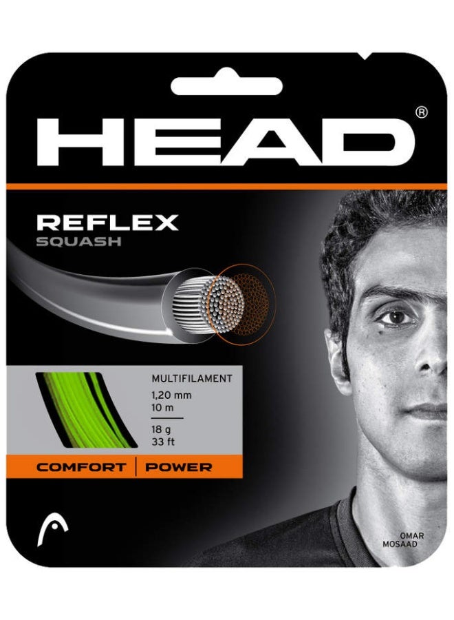 هيد خيط سكواش HEAD Reflex - بكرة خيط سكواش متعددة الشعيرات من النايلون الممتاز لأقصى قوة وراحة - خيوط سكواش ممتازة مصممة للأداء والمتانة والراحة - Image 2
