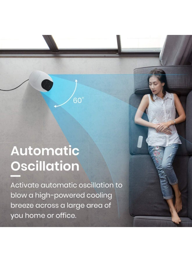 Pro Breeze Portable Air Conditioner 7L Evaporative Air Cooler 42" Portable Tower Fan, 3 Speeds with Remote, Automatic Oscillation, 10 Hour Timer & Sleep, Natural & Humidification Mode for Home/Office - Image 4