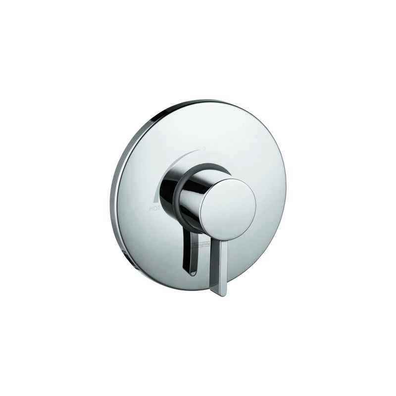 hansgrohe Ecostat Modern Pressure Balance Shower Valve Trim in Chrome 04233000