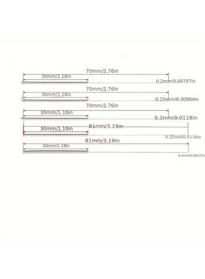 3D Printer Nozzle Cleaning Needle Set 0 35mm Stainless Steel Tool 10pcs - Image 3