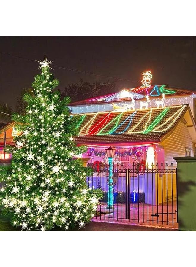 The Bros 2 Pack 20 metre 200 LED Fairy Lights Battery Operated Lights with Remote Waterproof 8 Modes Twinkle String lamp for Christmas, Bedroom, Garden,Valentine's Day Decoration (Colorful) - Image 4