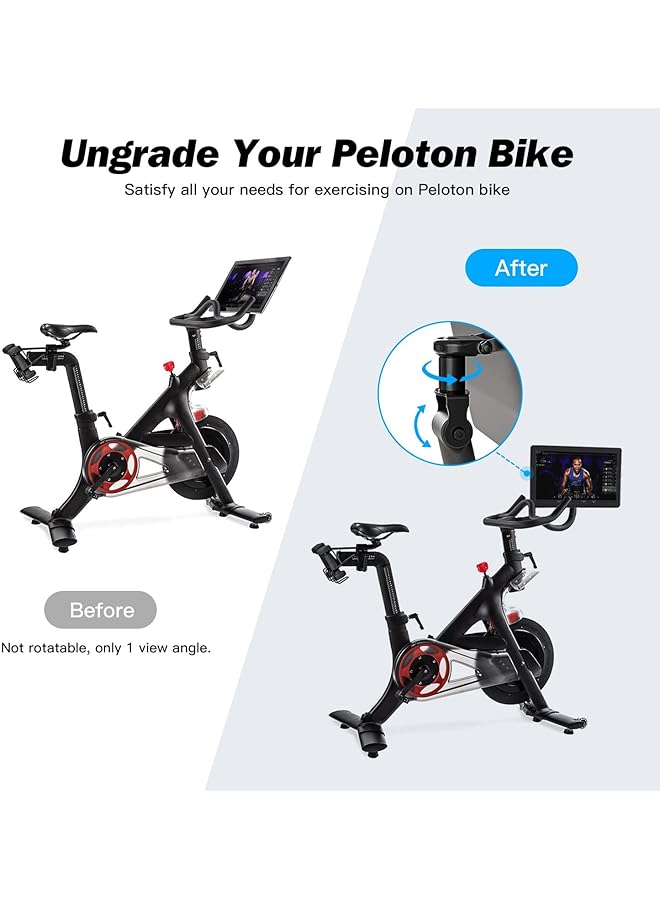 KASTWAVE Movement Monitor Adjuster 360 Degree Aviation Aluminum Screen Monitor Adjuster for Peloton Bike (Not Compatible with Peloton Bike+) - Image 4