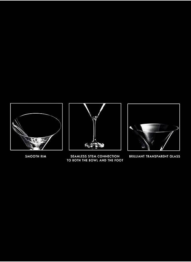 Krosno Krosno Martini Cocktail Glasses | Set of 6 | 5.1 oz | Elite Collection | Perfect for Home, Restaurants and Parties | Dishwasher Safe  - Image 3