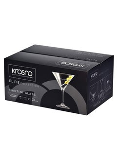 Krosno Krosno Martini Cocktail Glasses | Set of 6 | 5.1 oz | Elite Collection | Perfect for Home, Restaurants and Parties | Dishwasher Safe  - Image 4