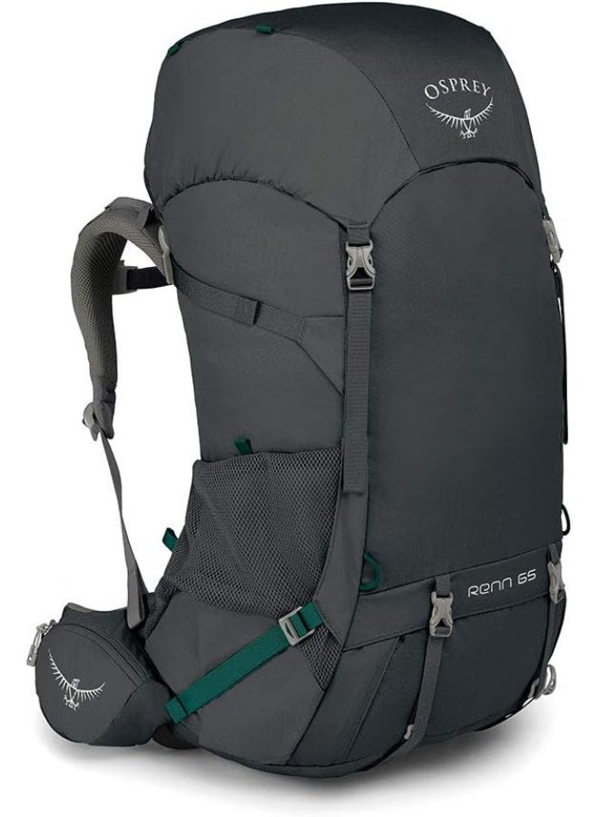OSPREY Renn 65 Dark Charcoal/Gray Wolf O/S Camping Backpack - Image 3