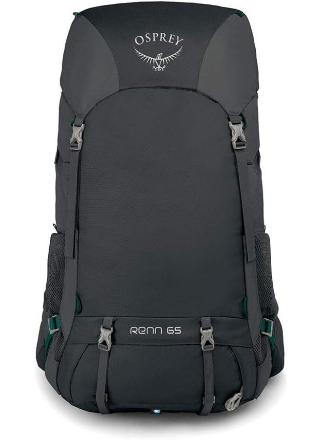 OSPREY Renn 65 Dark Charcoal/Gray Wolf O/S Camping Backpack - Image 4