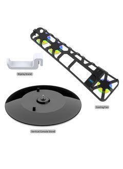 DOBE PS5 Slim Vertical Console Stand with Cooling Fan & Headphone Hanger - All-in-One Gaming Accessory  - Image 5