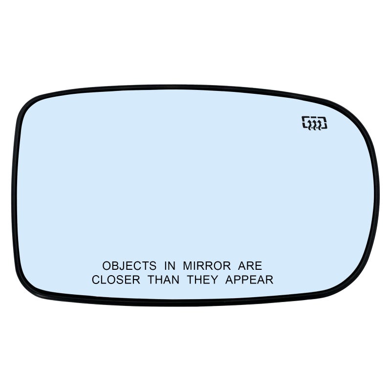 Passenger Right Side Heated Mirror Glass Replacement for 20112021 Chrysler 200 300 Dodge Charger Challenger Side View Heated Convex Mirror Glass with Rear Holder Replace 68101146AA