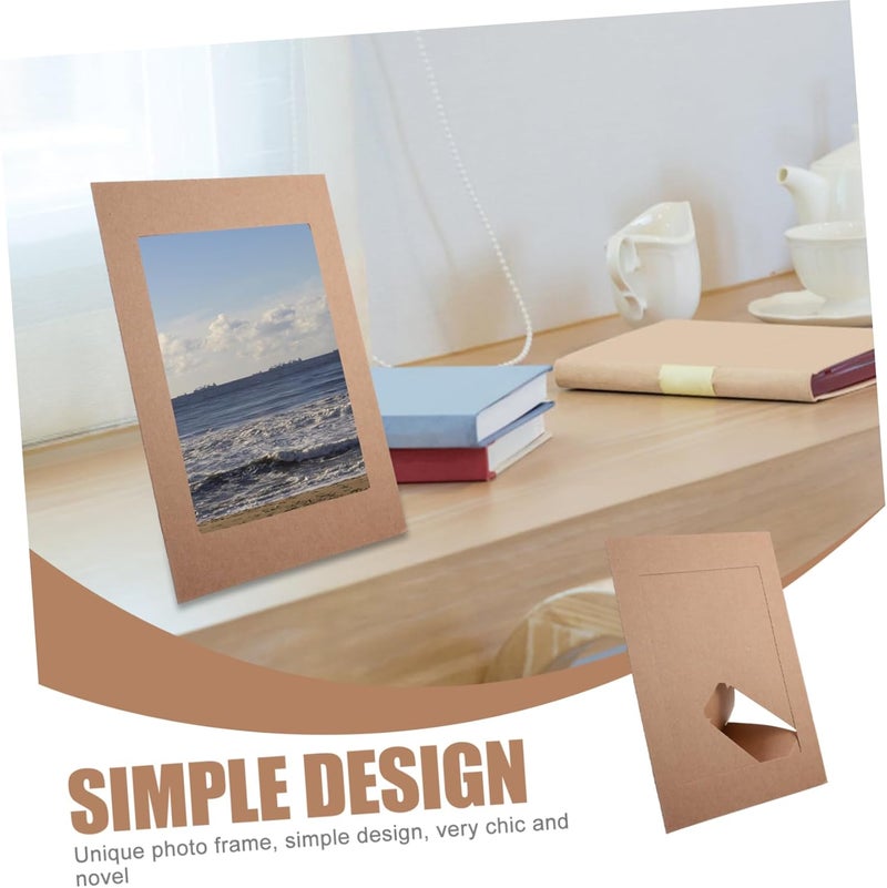 Multi-purpose 10pcs Paper Picture Frames Rustic Photo Display Holders for Home Decor for Graduation Travel and Party Memories Versatile Crafting All storage space compatible Global trendy simple build Nationwide delivery Universal design Full land route delivery Extra part combo compatible KSA stocked goods Solid anti-deform Budget friendly premium quality Gulf climate fit All budget friendly options Nationwide warehouse layout Neat shape Market need oriented construction Global standard quality Permanent & temporary usable Trendy natural assorted colors Widely used design Global upgraded practical design Intercity storage hub Storage & transit friendly All-season available stock General compatible design Diverse purchase plan - Image 5