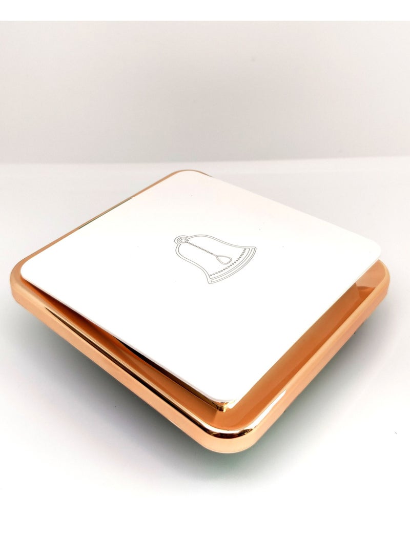 CHT Push Bell Switch Gold/White - Image 3