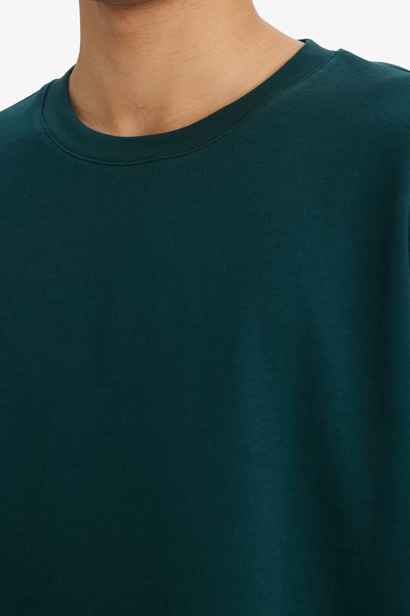 DeFacto Green Man Breathable Oversize T-Shirt Casual - Image 4