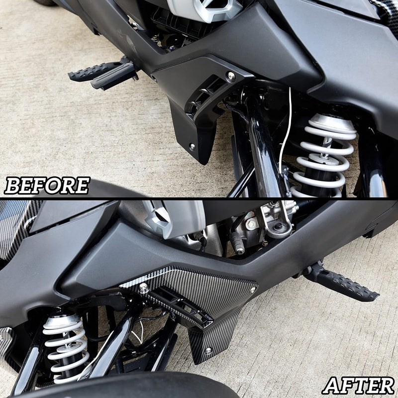 SAUTVS Carbon Fiber Pattern Lower Fairing Panels for Can Am Ryker - Image 5