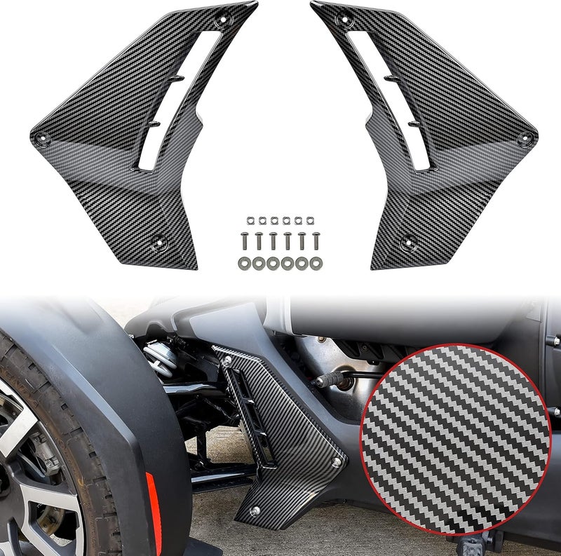SAUTVS Carbon Fiber Pattern Lower Fairing Panels for Can Am Ryker - Image 1