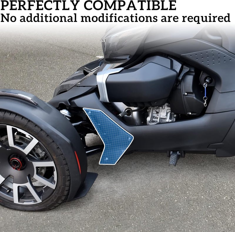 SAUTVS Carbon Fiber Pattern Lower Fairing Panels for Can Am Ryker - Image 4