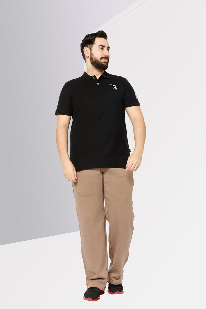 PHILIPP PLEIN Plein Sport Men Sportswear Fit Short Sleeve Outdoor Polo, Black - Image 2