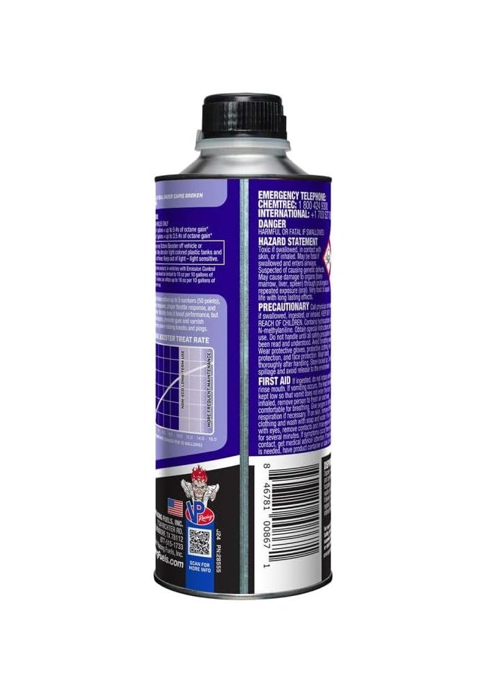 VP Racing 28555 Octane Booster Unleaded - 16 fl oz - Image 3