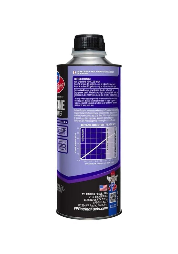 VP Racing 28555 Octane Booster Unleaded - 16 fl oz - Image 4