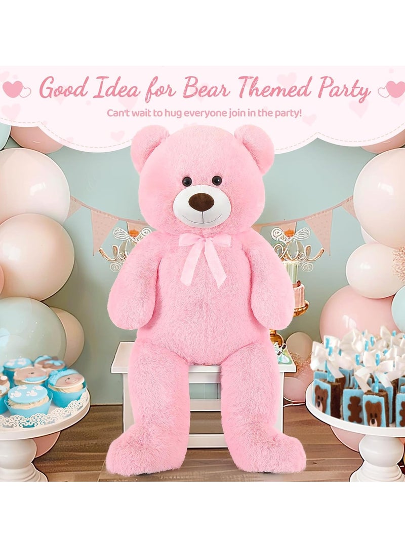 Generic Giant Teddy Bear Big Pink Stuffed Animal For Girls Pink Teddy Bear Large Plush Bear For Girlfriend, Baby Shower Decorations, Children Birthday Gifts, Bear Theme Party Favors-70CM  - Image 2