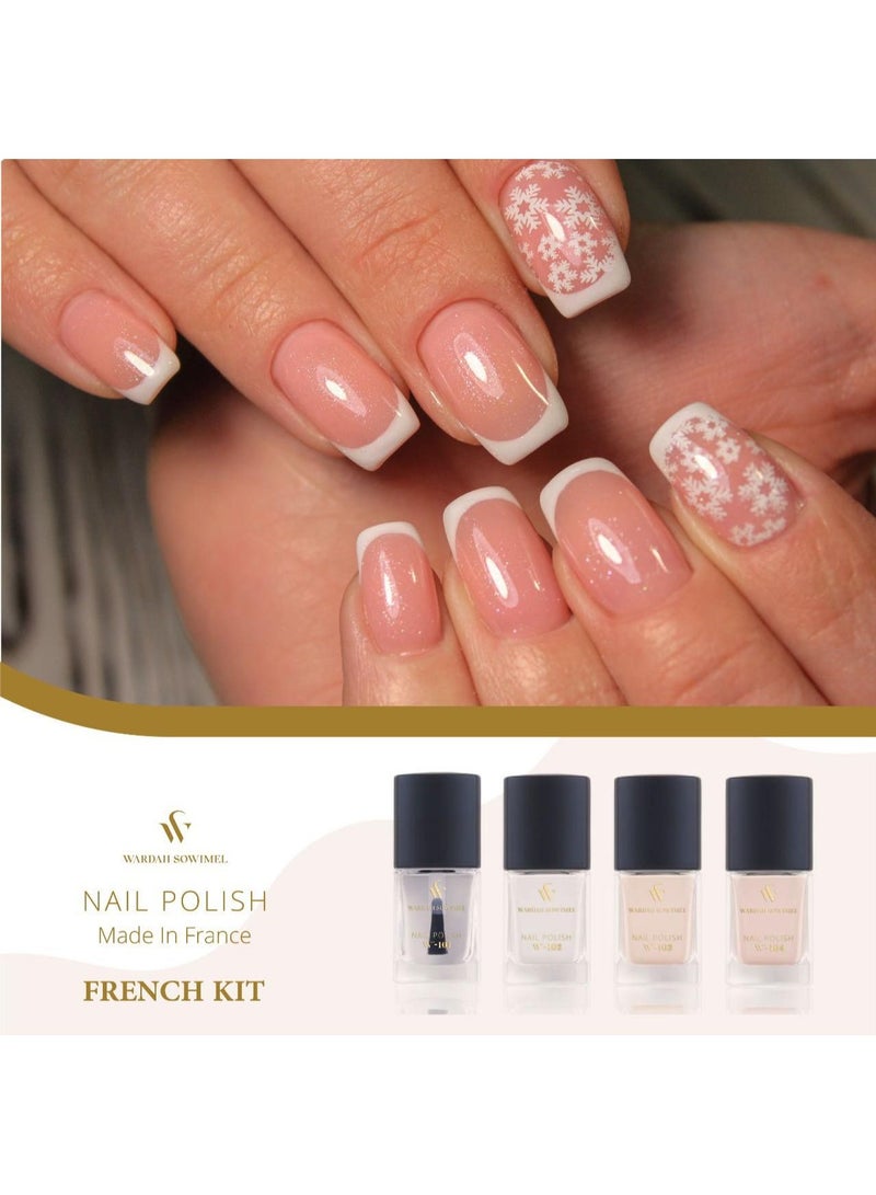 وردة صويمل مجموعة طلاء الأظافر الفرنسي من وردة صويمل - Image 1
